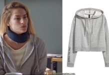 DEMAIN NOUS APPARTIENT : le sweat à capuche gris de Victoire dans l’épisode 469