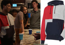 TRINKETS : Noah’s colorblock hoodie in s1ep1