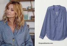 DEMAIN NOUS APPARTIENT : la blouse à motifs de Chloé dans l’épisode 446
