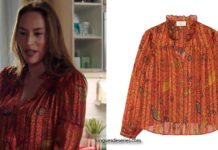 DEMAIN NOUS APPARTIENT : le chemisier fleuri de Rose Latour dans l’épisode 494