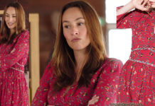 DEMAIN NOUS APPARTIENT : la robe rouge à fleurs de Rose dans l’épisode 482