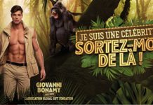 TÉLÉVISION : Giovanni Bonamy dans » « Je suis une célébrité, sortez-moi de là »