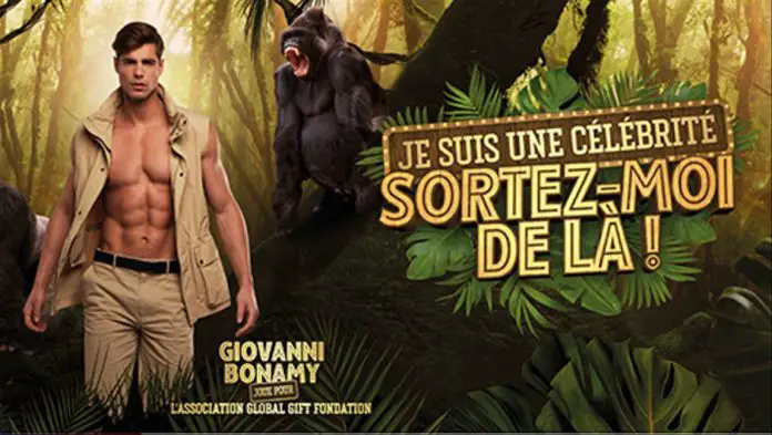 TÉLÉVISION : Giovanni Bonamy dans » « Je suis une célébrité, sortez-moi de là »