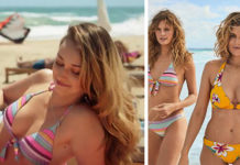 DEMAIN NOUS APPARTIENT : le haut de bikini à rayures de Sofia dans l’épisode 513