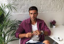 STYLE : une veste violette comme Hugo Philip