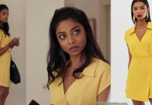 DEMAIN NOUS APPARTIENT : la robe jaune de Lou dans l’épisode 528