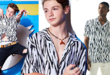 STYLE : a zebra print shirt as seen on Payton Moormeier