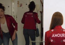 PLAN CŒUR : la veste rouge de Charlotte dans l’épisode 1