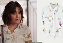 DEMAIN NOUS APPARTIENT : la chemise à perroquets de Noor dans l’épisode 549