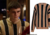 BABY : le pull rayé en mohair de Damiano dans s2e03