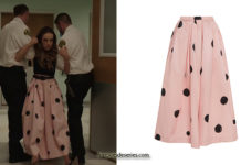 DYNASTY : polka-dot skirt for Fallon in s3e02