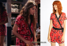 DEMAIN NOUS APPARTIENT : le combishort rouge de Justine dans l’épisode 574