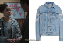 Comment élever un super-héros (Raising Dion) : la veste en denim à perles de Nicole dans s1e03