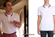 The Politician : Peyton’s white polo shirt in s1e01