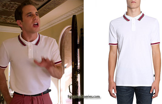The Politician : Peyton’s white polo shirt in s1e01
