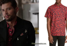 DYNASTY : red leopard shirt for Sam in s3e01
