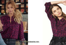 DEMAIN NOUS APPARTIENT : la blouse léopard de Chloé dans l’épisode 592