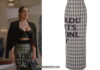 DYNASTY : Fallon’s « adults only » print skirt