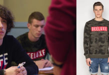 DEMAIN NOUS APPARTIENT : le sweat camouflage d’un figurant dans l’épisode 589