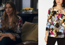 MODERN FAMILY : Gloria’s baroque printed top in s11e06