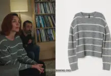 MORTEL : le pull rayé de Céline dans l’épisode 6