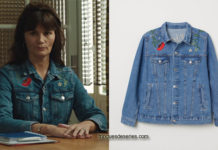 MYTHO : la veste denim brodée d’Elvira dans l’épisode 3