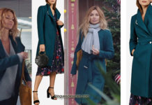 DEMAIN NOUS APPARTIENT : le manteau bleu canard de Chloé