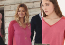 DEMAIN NOUS APPARTIENT : le pull rouge rose de Chloé dans l’épisode 614