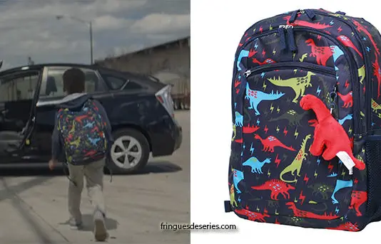 SOUNDTRACK : Barry’s dinosaur print backpack in S1E01