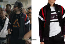 YOU : Henderson’s black track jacket in S2E02