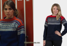 HOME FOR CHRISTMAS : Johanne’s Marius sweater in episode 2