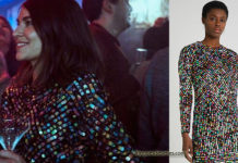 HOME FOR CHRISTMAS : Johanne’s sequin dress in S1E02