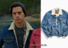 RIVERDALE : Jughead’s denim jacket in S4E09