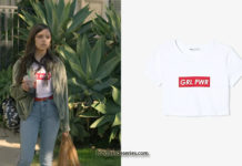 YOU : Ellie’s GRL PWR crop top in S2E01