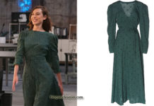NEXT IN FASHION : Alexa Chung’s green dress in S1E02