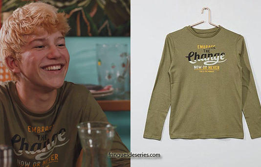 Il a déjà tes yeux : le t-shirt de Benjamin à la fin de l’épisode 4