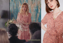 DEMAIN NOUS APPARTIENT : la robe de Chloé au mariage de Flore