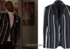DYNASTY : Jeff’s striped blazer in S3E10