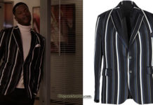 DYNASTY : Jeff’s striped blazer in S3E10