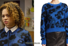 OCTOBER FACTION : Viv’s leopard spot sweater in S1E01