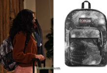 THE EXPANDING UNIVERSE OF ASHLEY GARCIA : Ashley’s galaxy print backpack in S1E01