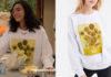 THE EXPANDING UNIVERSE OF ASHLEY GARCIA : Ashley’s Sunflowers print sweatshirt in S1E05