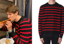 STYLE : Colin Ford’s striped sweater