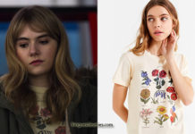 Locke & Key : Kinsey’s flower chart t-shirt in S1E03