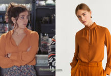 DEMAIN NOUS APPARTIENT : le chemisier orange de Roxane dans l’épisode 658