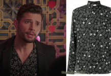 DYNASTY : Sam’s star print shirt in S3E12