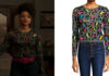 DYNASTY : Vanessa’s leopard sweater in S3E14
