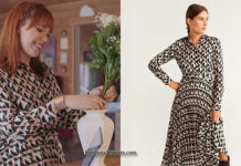 DEMAIN NOUS APPARTIENT : la robe imprimée d’Amanda dans l’épisode 684