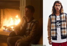 ELITE : Ander’s checked cardigan in S3E01