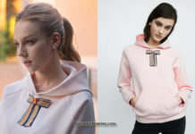 ELITE : Carla’s pink hoodie with ribbon